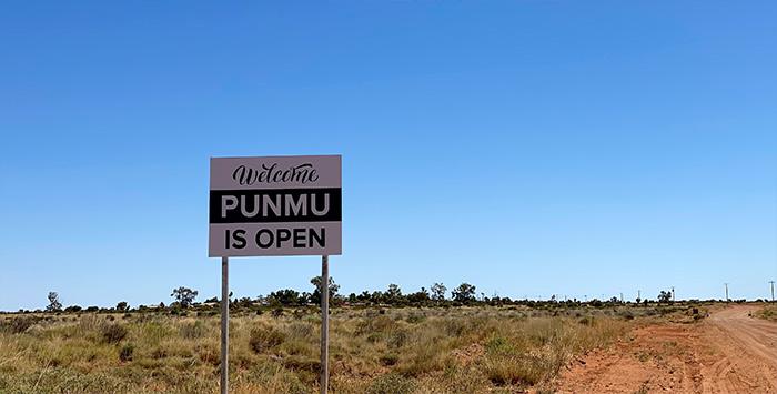 Aerial photo of Punmu Community