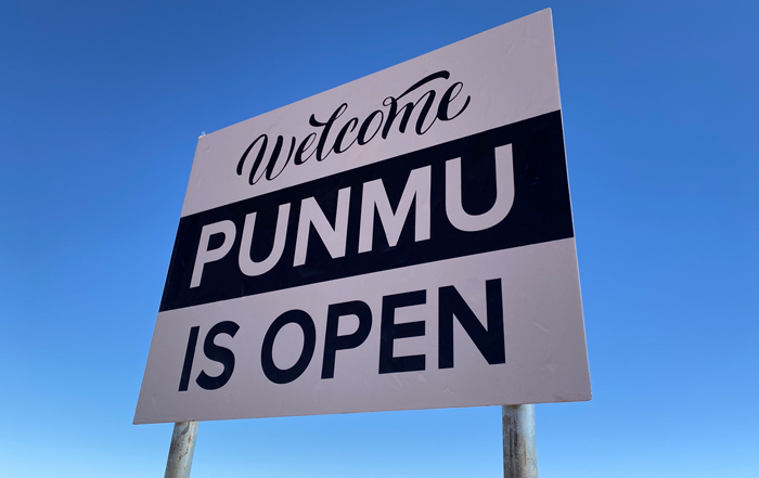 Aerial photo of Punmu Community